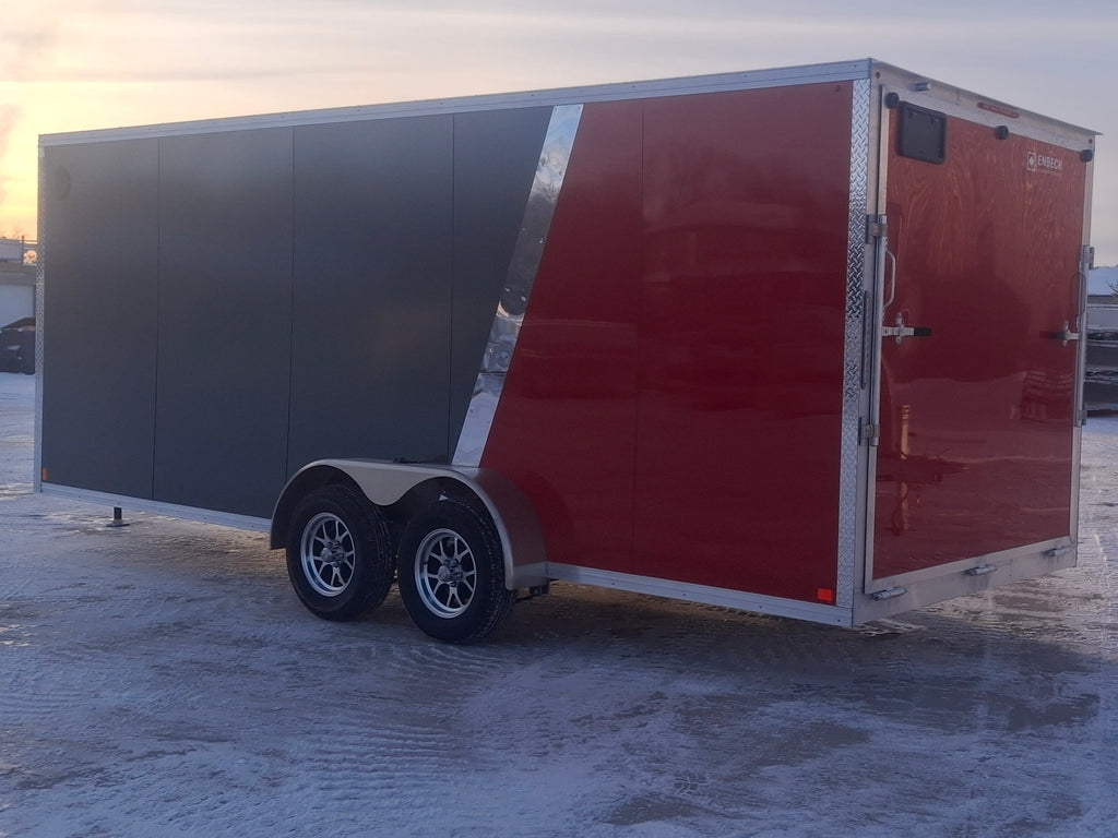 2 Tone Charcoal Front Red Rear 