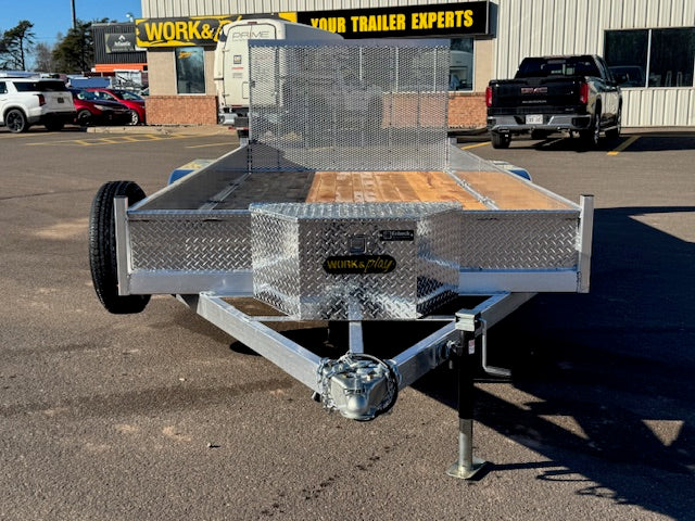 Single Axle Utility Trailer, 11" Closed Side (3500LBS)