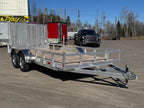 Tandem Axle Landscape Utility Trailer, 11" Open Side (3500LBS)