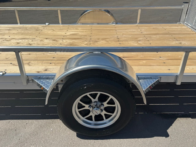 Single Axle Utility Trailer, 11" Open Side (3500LBS)