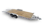 Tandem car hauler trailer fenders.