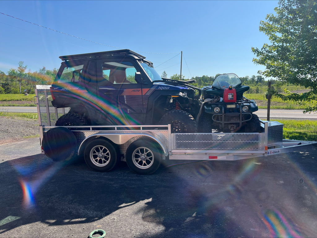 Tandem Axle Double Side Loader, 11" Sides